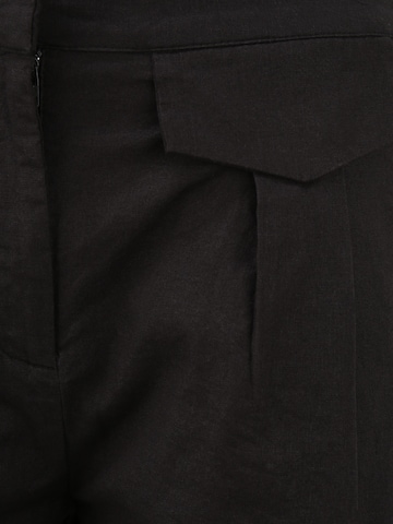 Selected Femme Petite Regular Pleat-Front Pants 'CECILIE' in Black