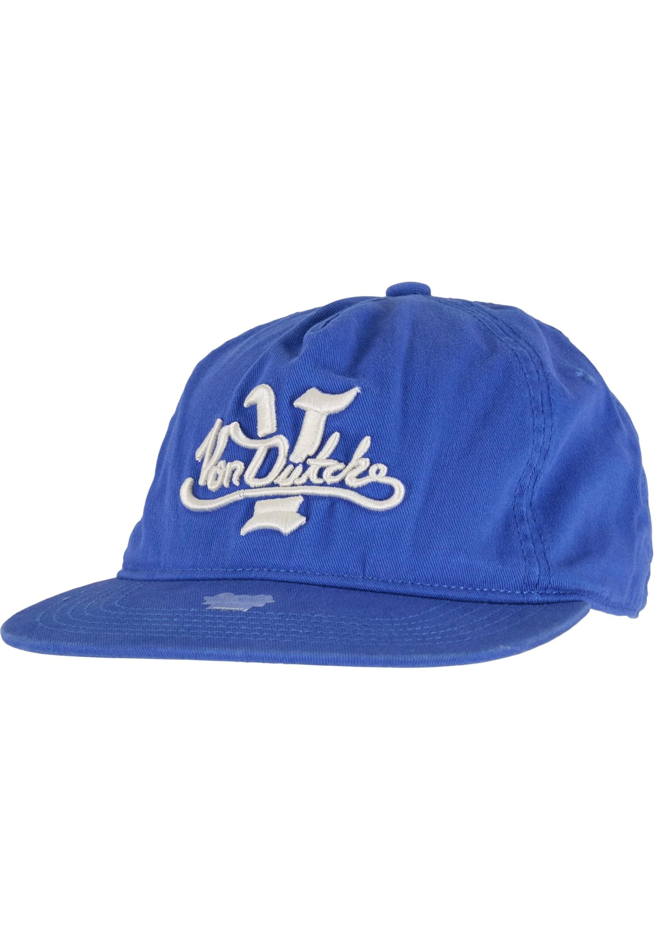 Von Dutch Originals Kšiltovka 'Unstr Sb Utica' – modrá: přední strana
