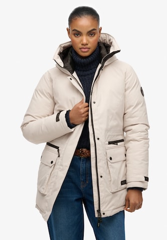 Superdry Parka in Grau