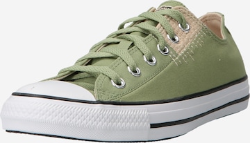 CONVERSE Låg sneaker i grön: framsida