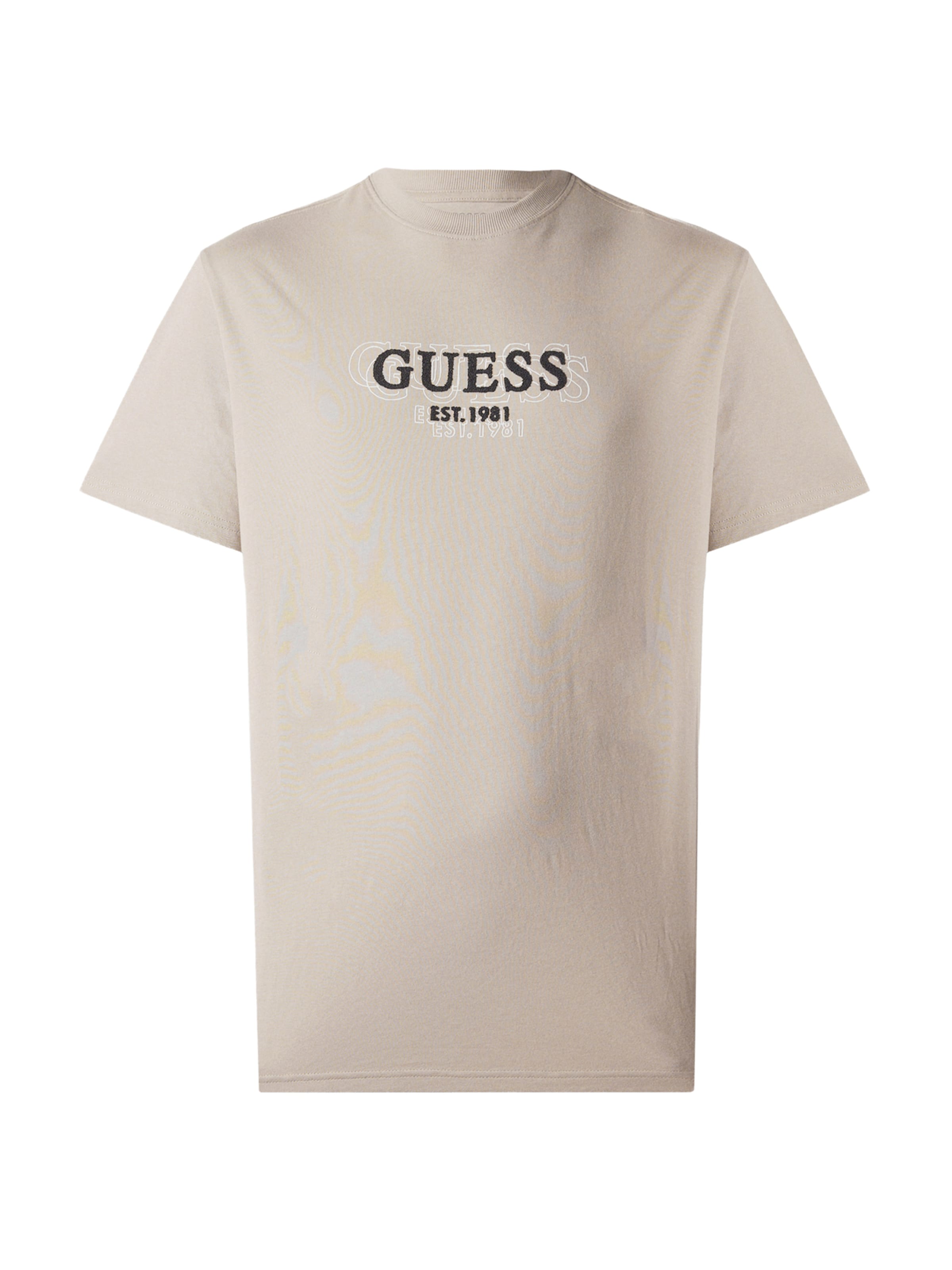 GUESS Футболка в Коричневый: спереди
