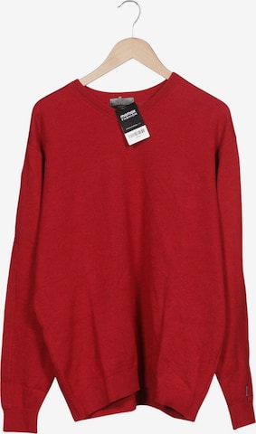 Carlo Colucci Pullover XL in Rot: Vorderseite
