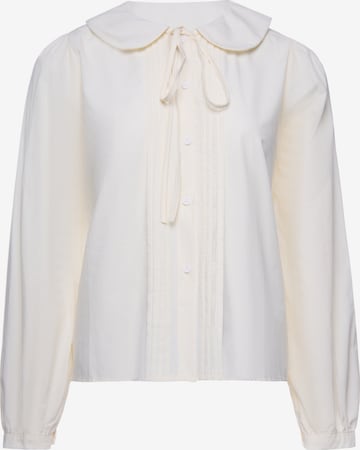 Usha - Blusa en beige: frente