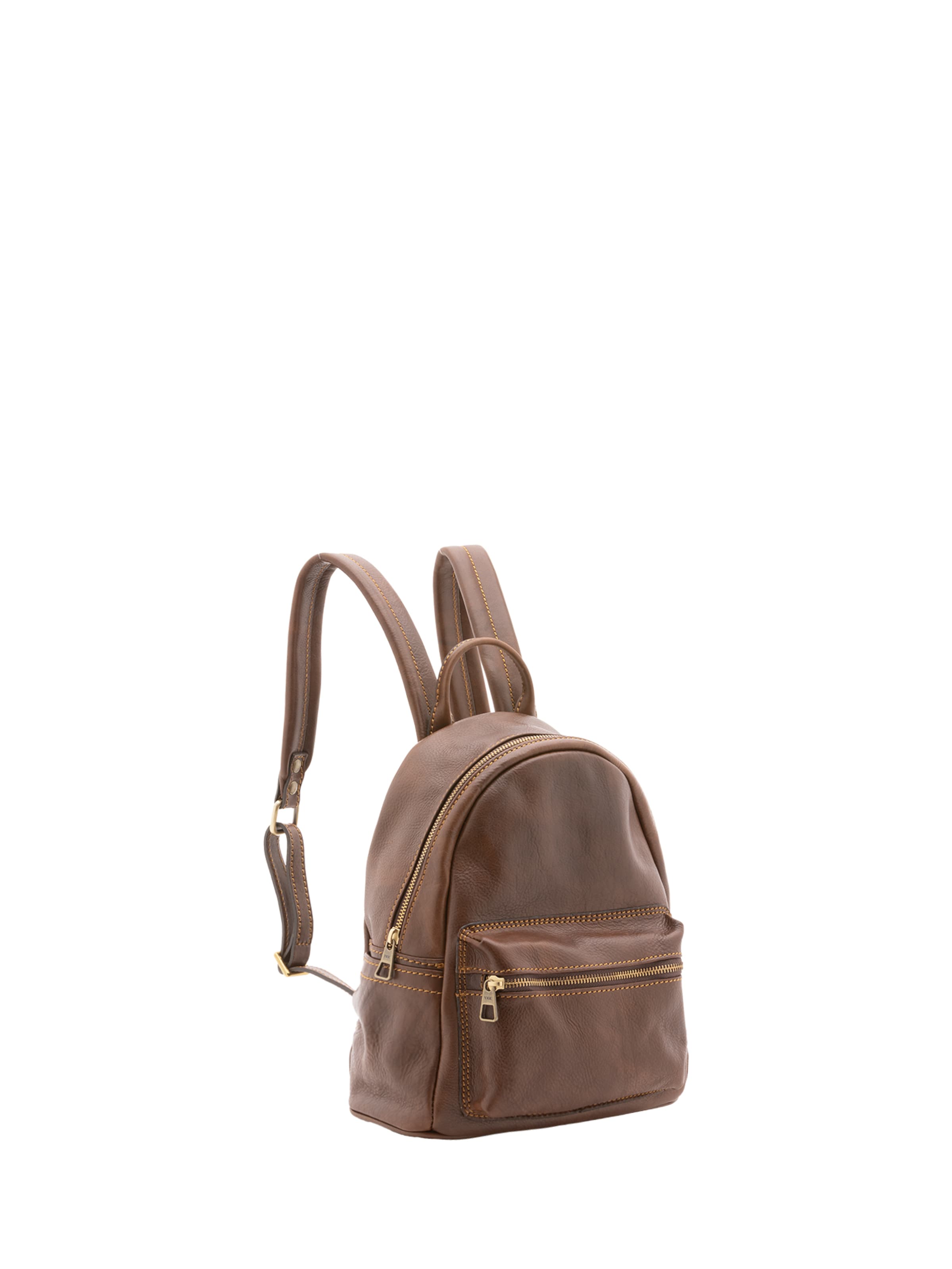 Zaino di Viola Castellani in marrone: frontale