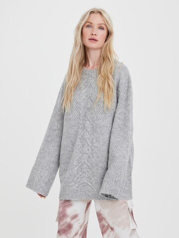 Pull-over VERO MODA en gris : devant