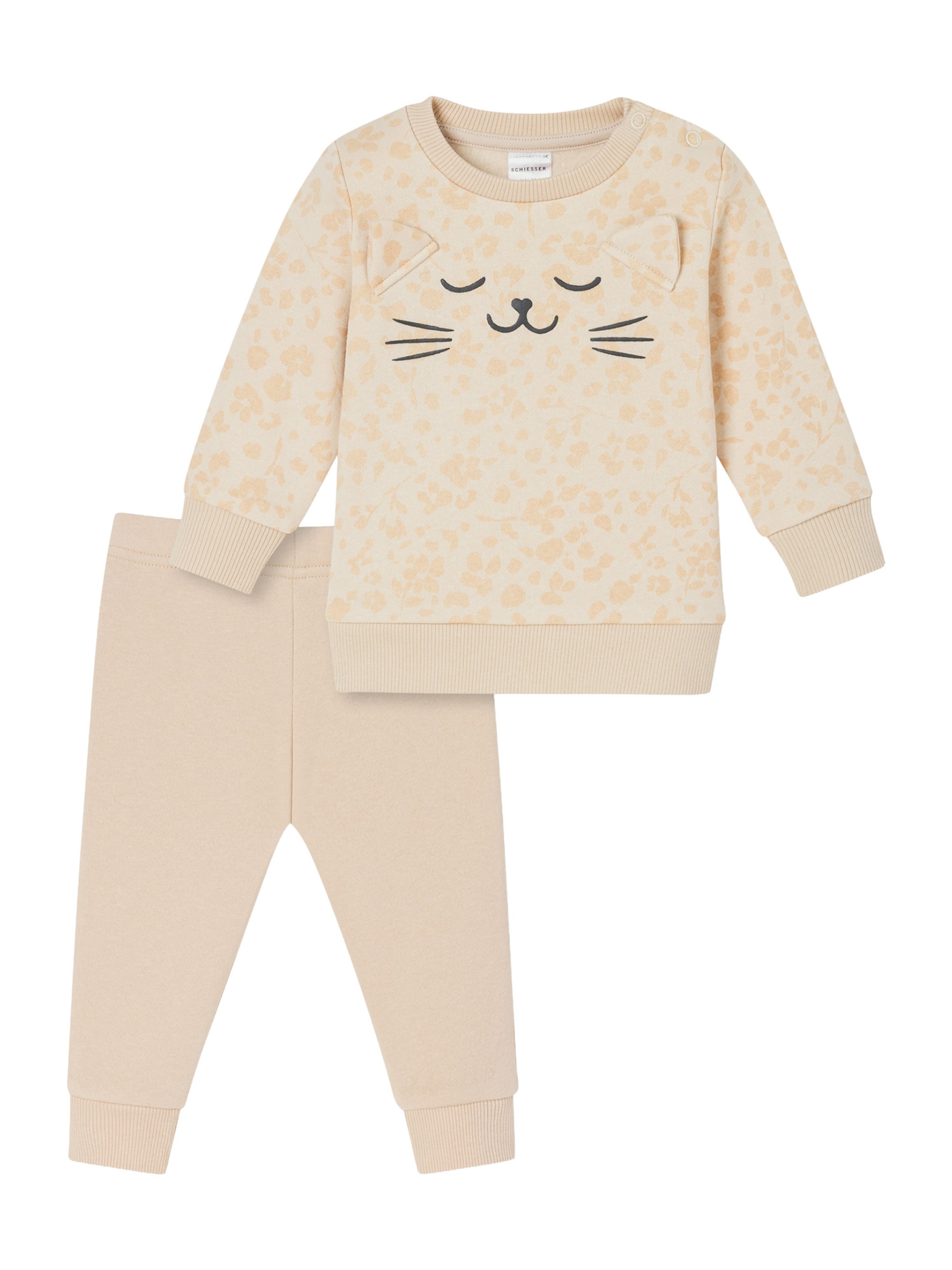 Pyjama ' Baby Schlafanzug ' SCHIESSER en beige : devant