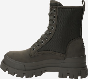 BUFFALO Stiefeletten 'ASPHA COM2 LACEUP MID' in Grün