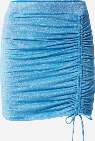 HOLLISTER Skirt 'FESTIVE PARTY' in Blue: front