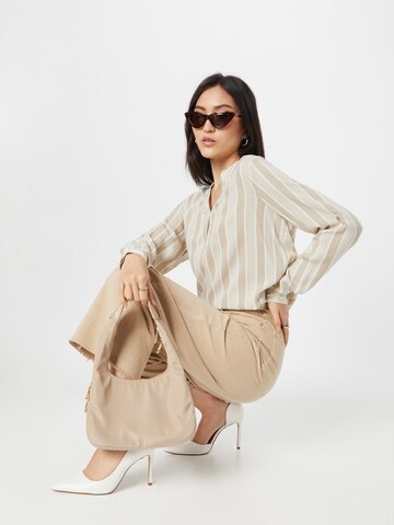 Kaffe Blus 'Hana' i beige