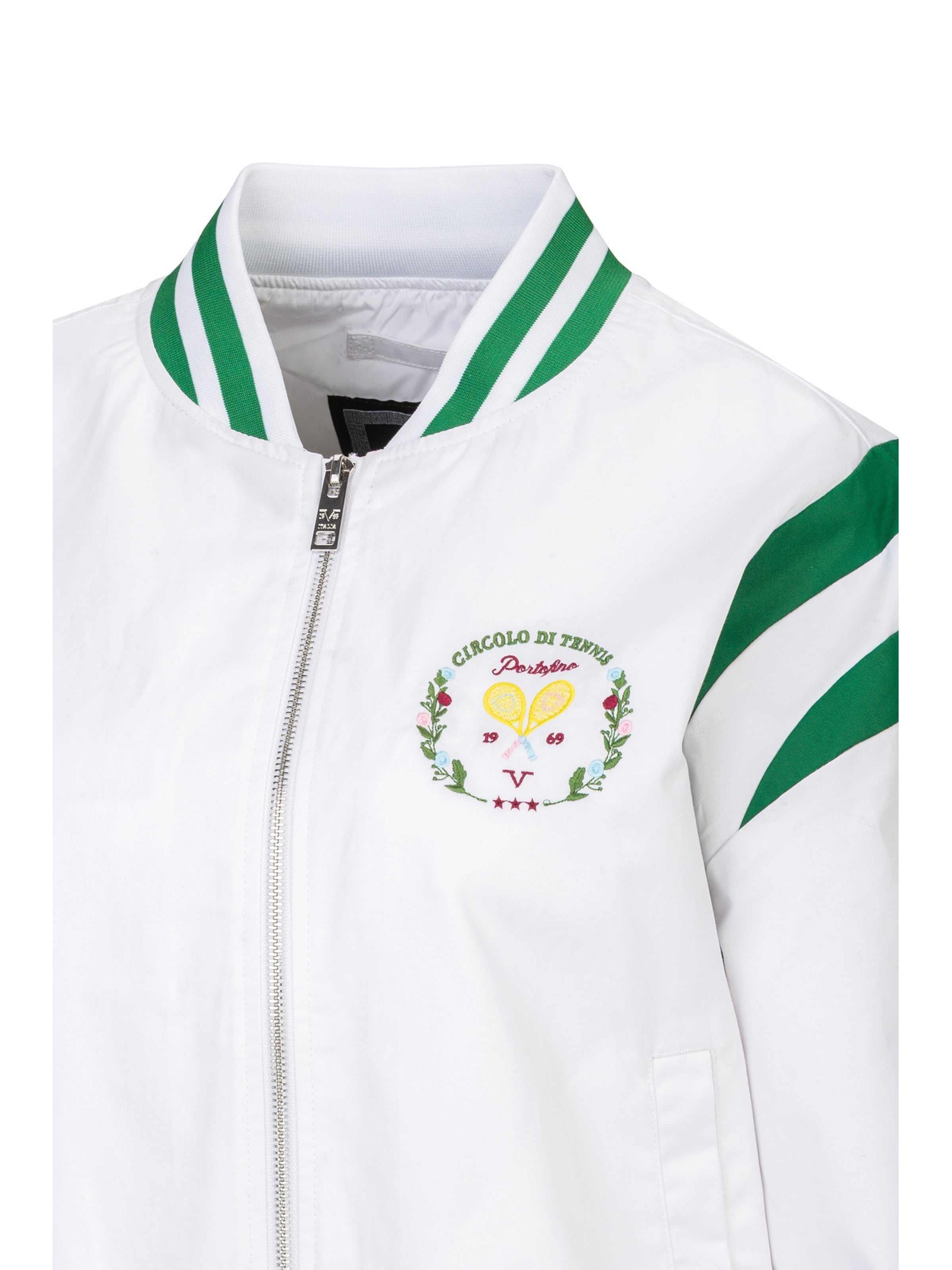 19V69 ITALIA Between-Season Jacket 'Esida Tennis' in White