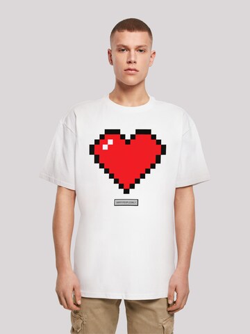 T-Shirt F4NT4STIC en blanc : devant