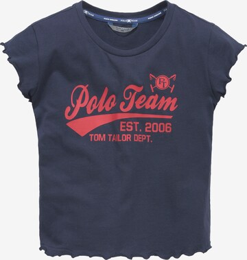 Tom Tailor Polo Team Shirt in Blau: predná strana