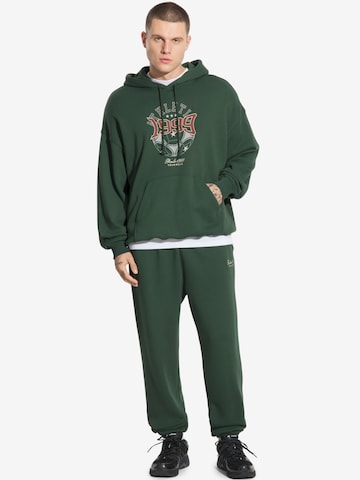 Prosto Regular Workout Pants 'Football' in Green