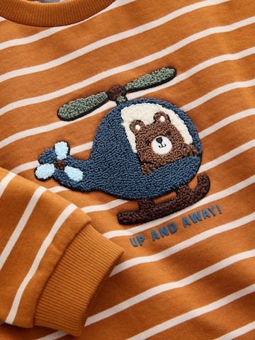 Next Sweatshirt i brun