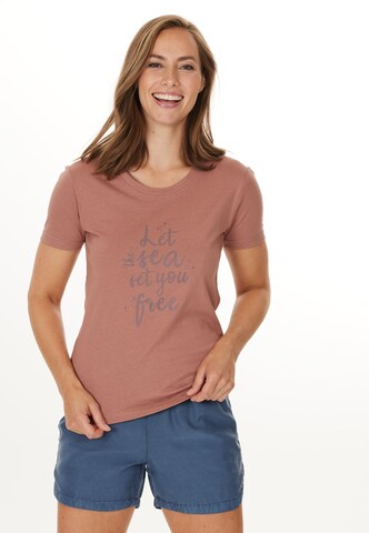 Cruz Performance shirt 'Carmen' in Brown: front