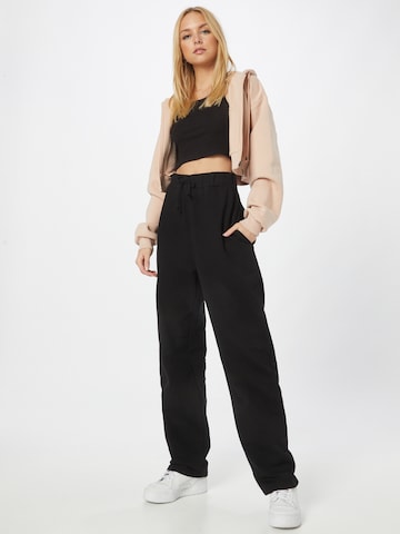 ABOUT YOU Limited Loose fit Pants 'Rico' in Black