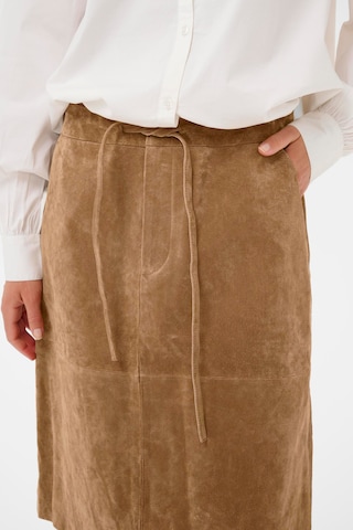 Cream Skirt 'CRFido' in Brown