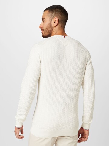 TOMMY HILFIGER Pullover in Weiß