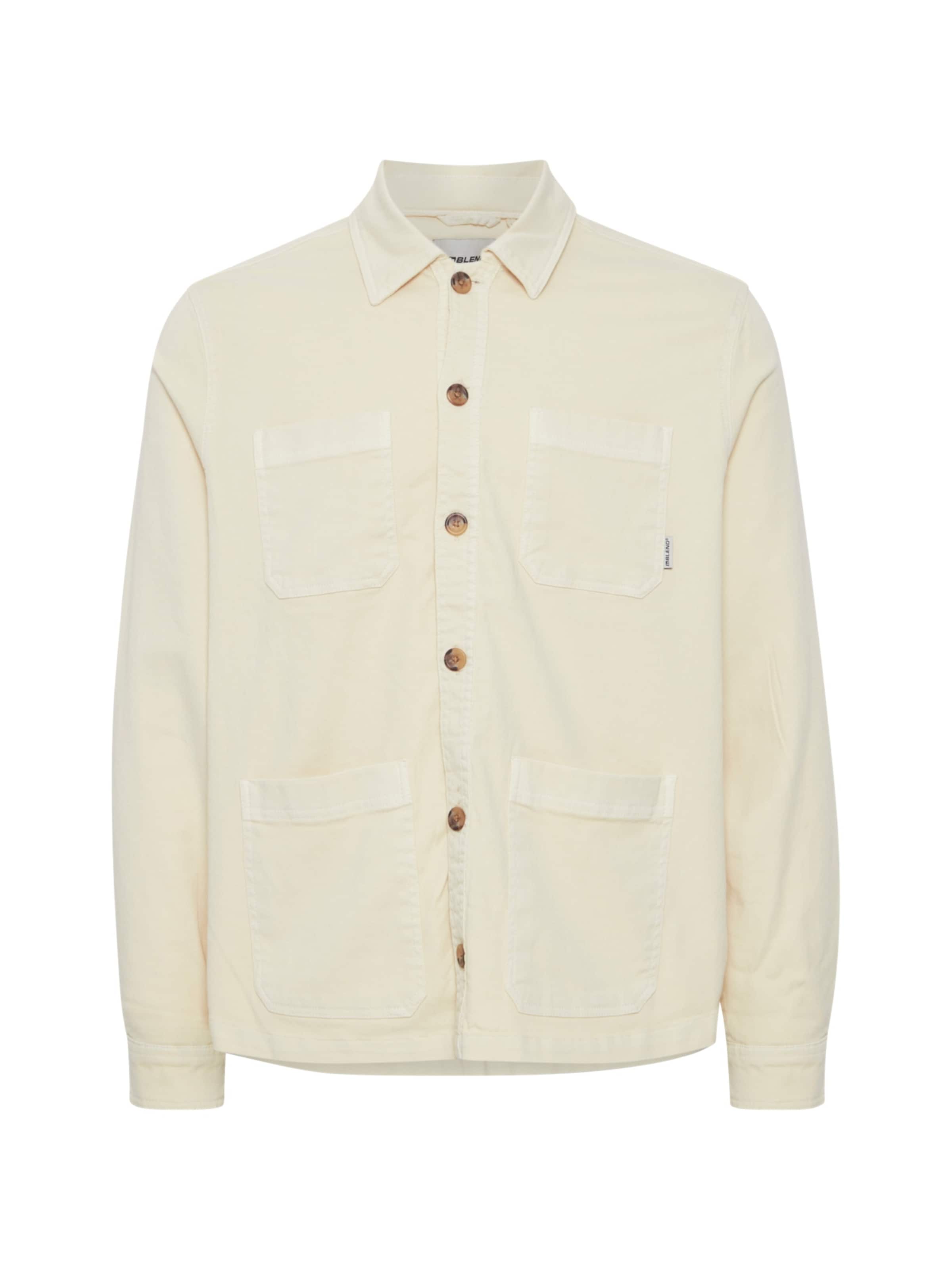 Regular fit Camicia di BLEND in beige: frontale