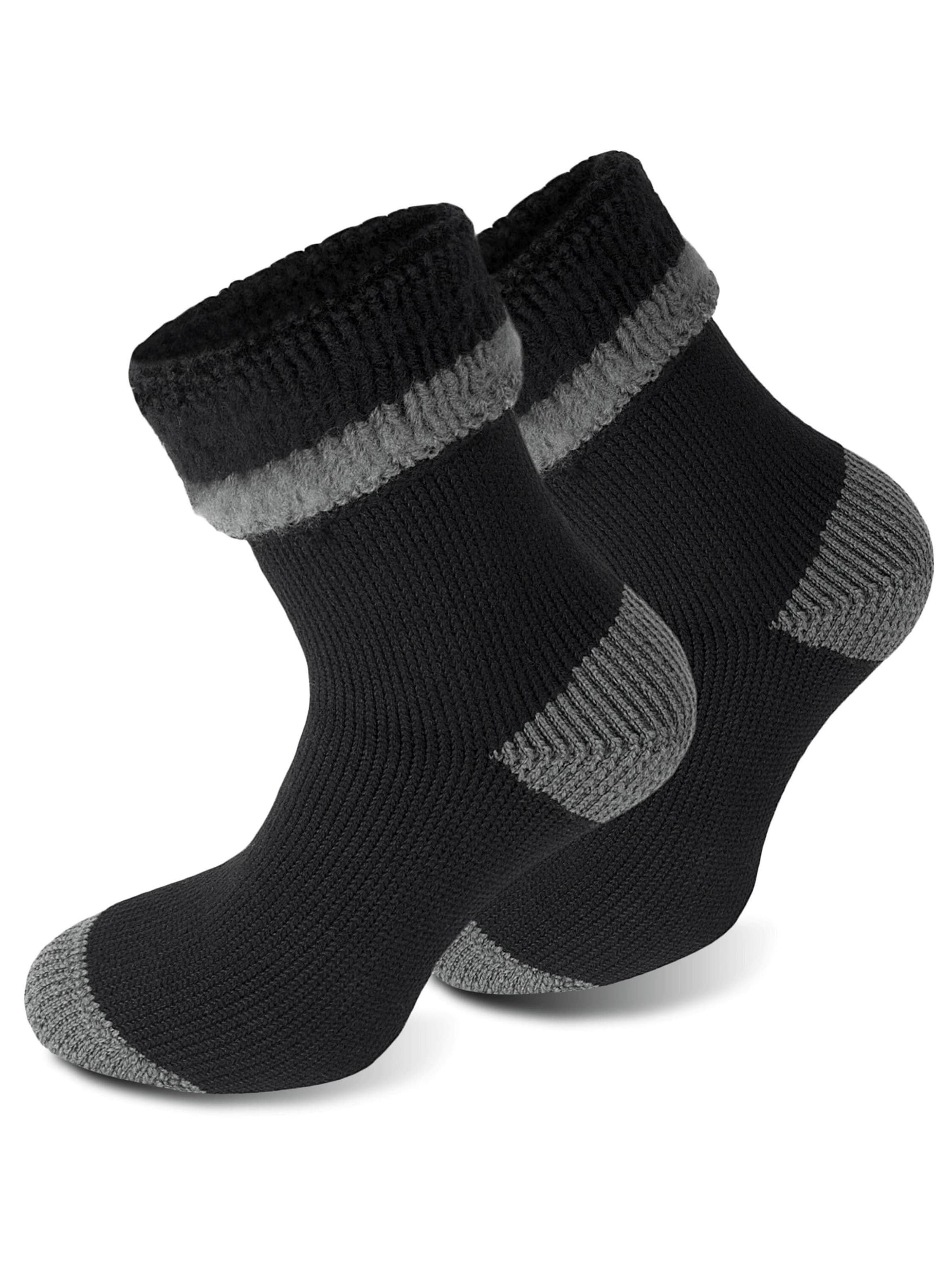 Polar Husky Socks 'Extrem Hot' in Black: front