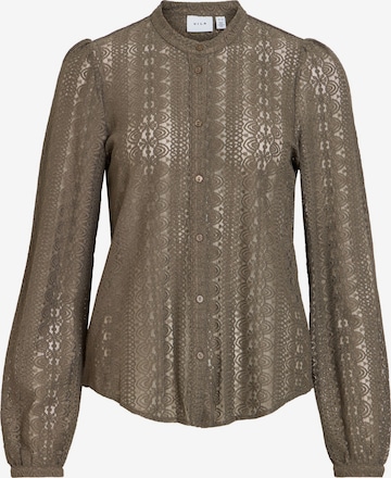VILA Bluse 'VIChikka' i brun: forside