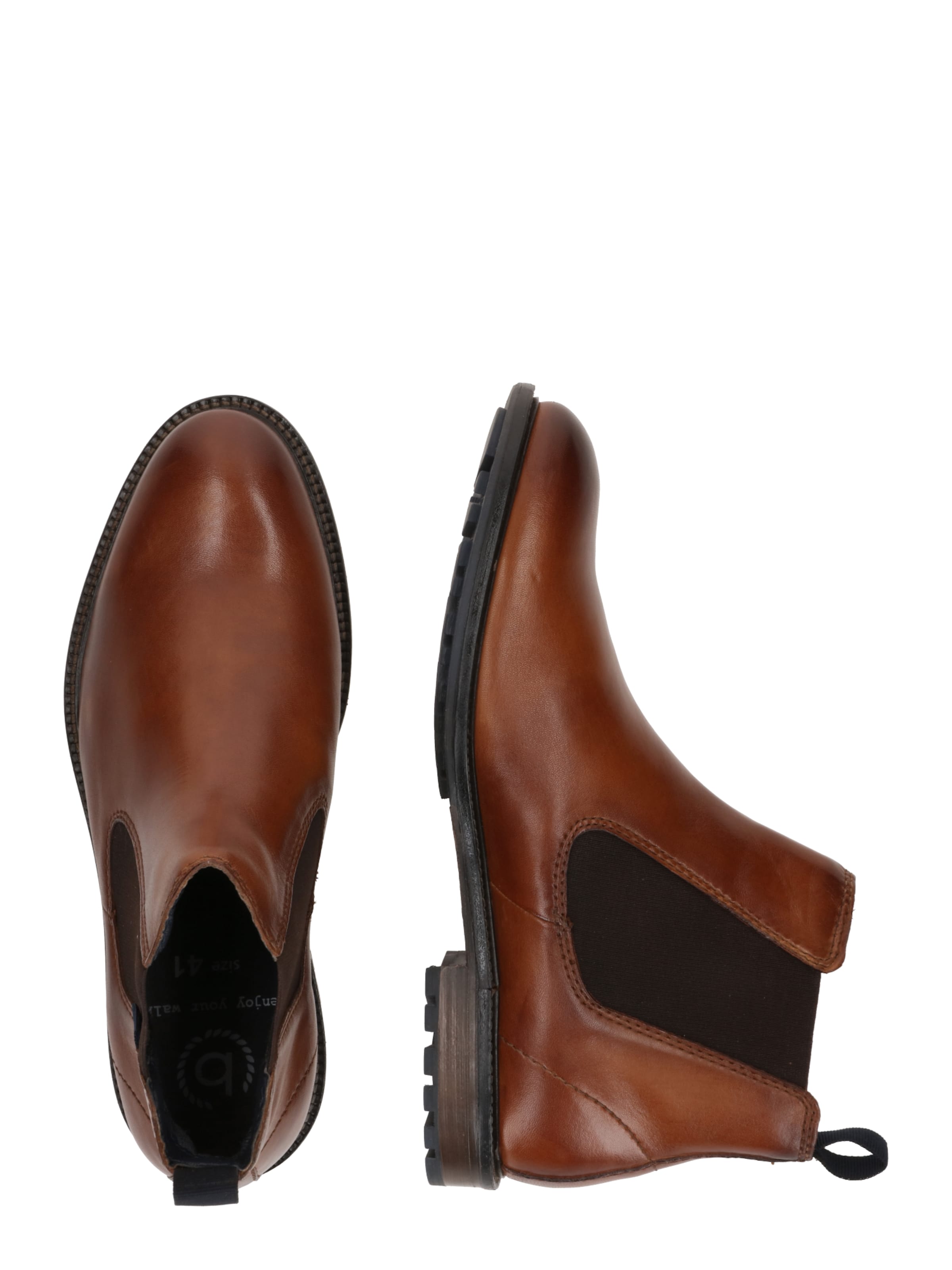 bugatti Chelsea Boots 'Bonifacio' in Brown