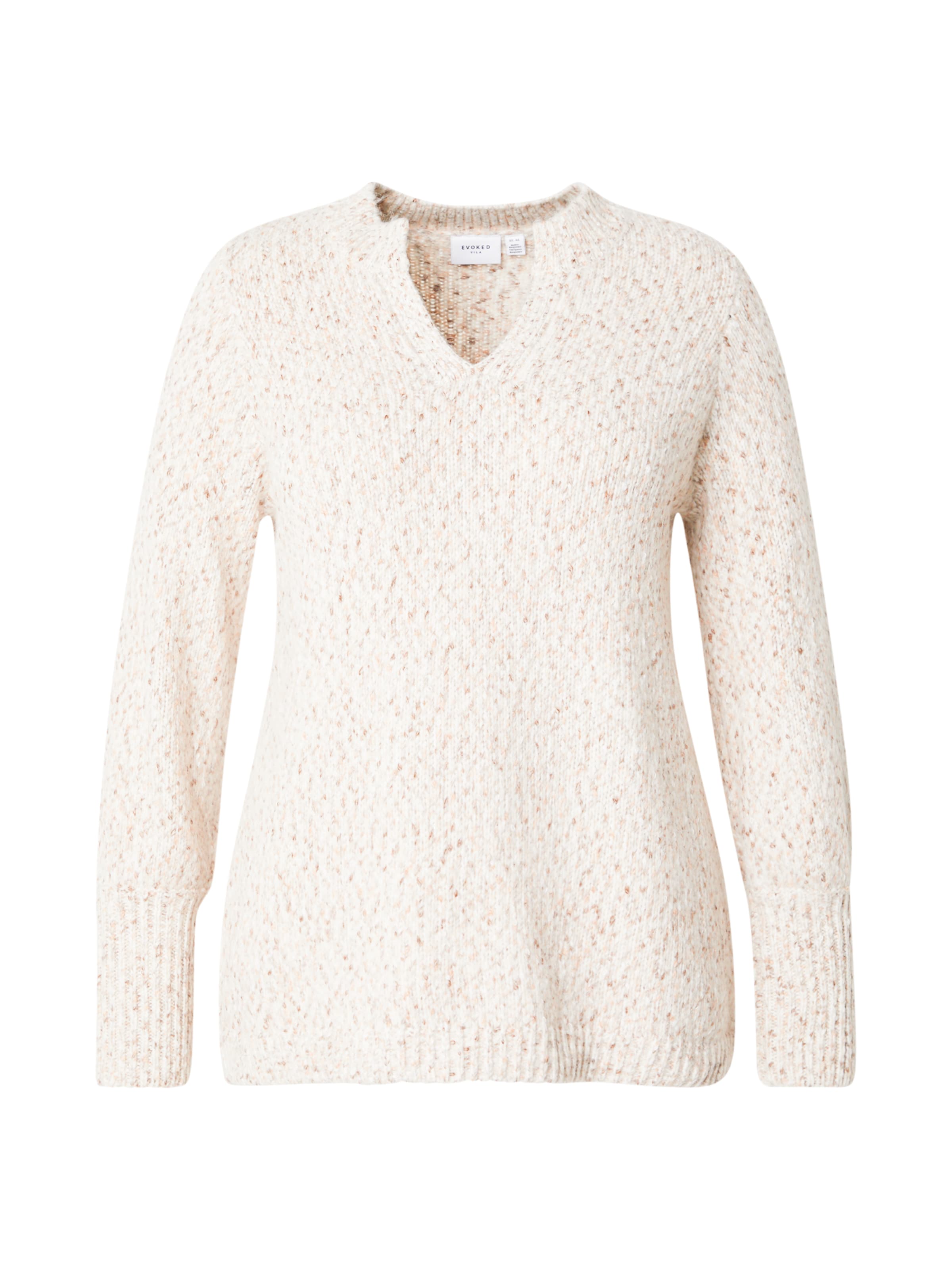 EVOKEDPulover - bijela boja: prednji dio