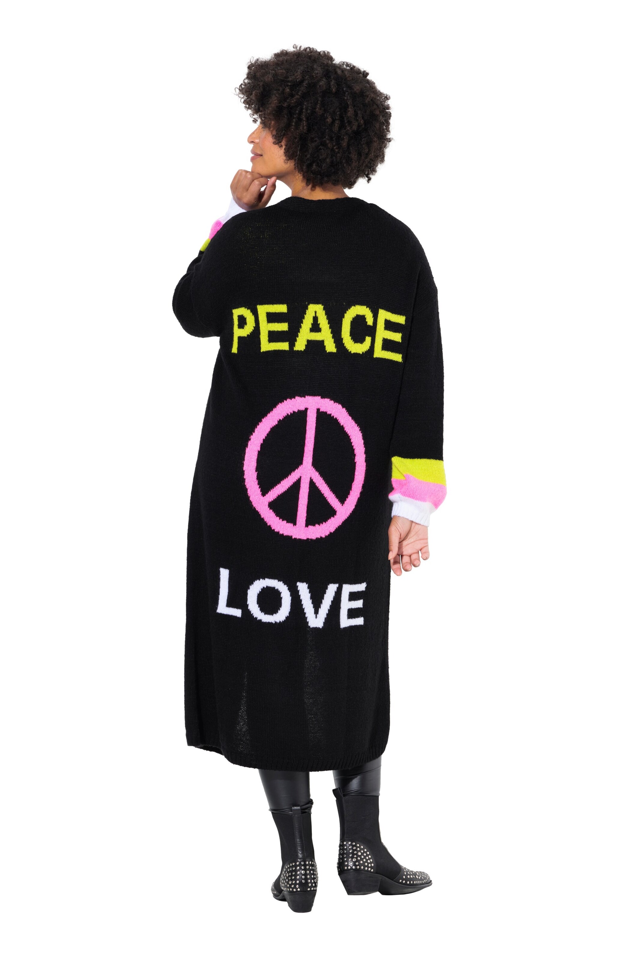 Angel of Style Strickjacke in Schwarz