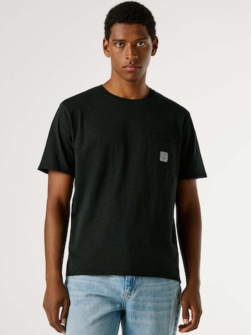 T-Shirt 'SUNDAY' Pepe Jeans en noir : devant