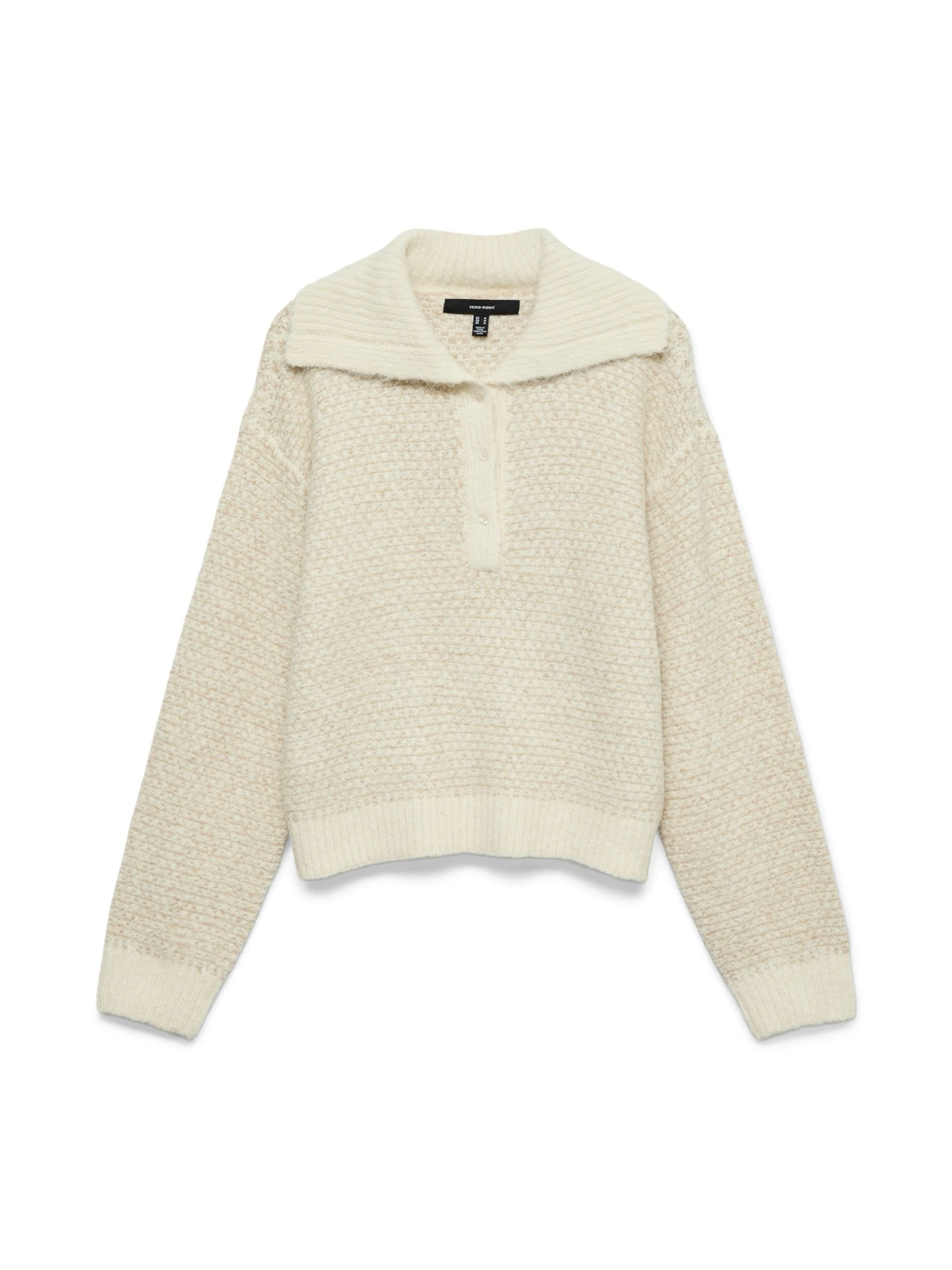 VERO MODA Trui 'VMLOVELY' in Beige: voorkant