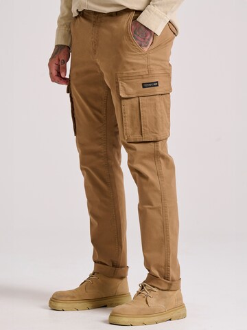 Regular Pantalon cargo Funky Buddha en beige