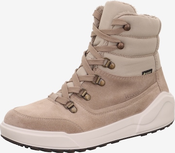 Legero Schnürstiefelette in Beige: predná strana