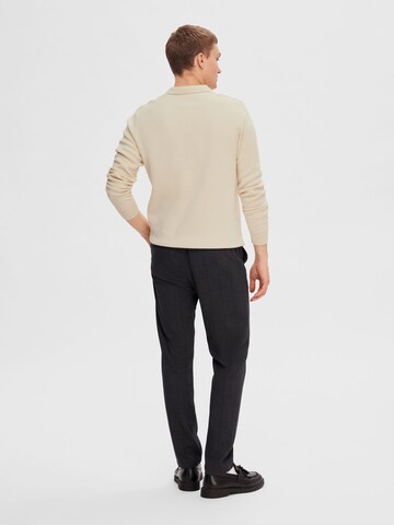 SELECTED HOMME Pullover in Beige