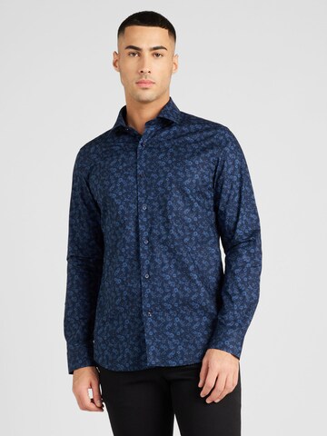 Coupe regular Chemise 'Trostol BN' Matinique en bleu : devant