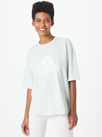 ADIDAS SPORTSWEAR Performance Shirt 'Future Icons Badge Of Sport' in Green: front