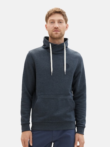 TOM TAILOR Sweatshirt in Blue: front