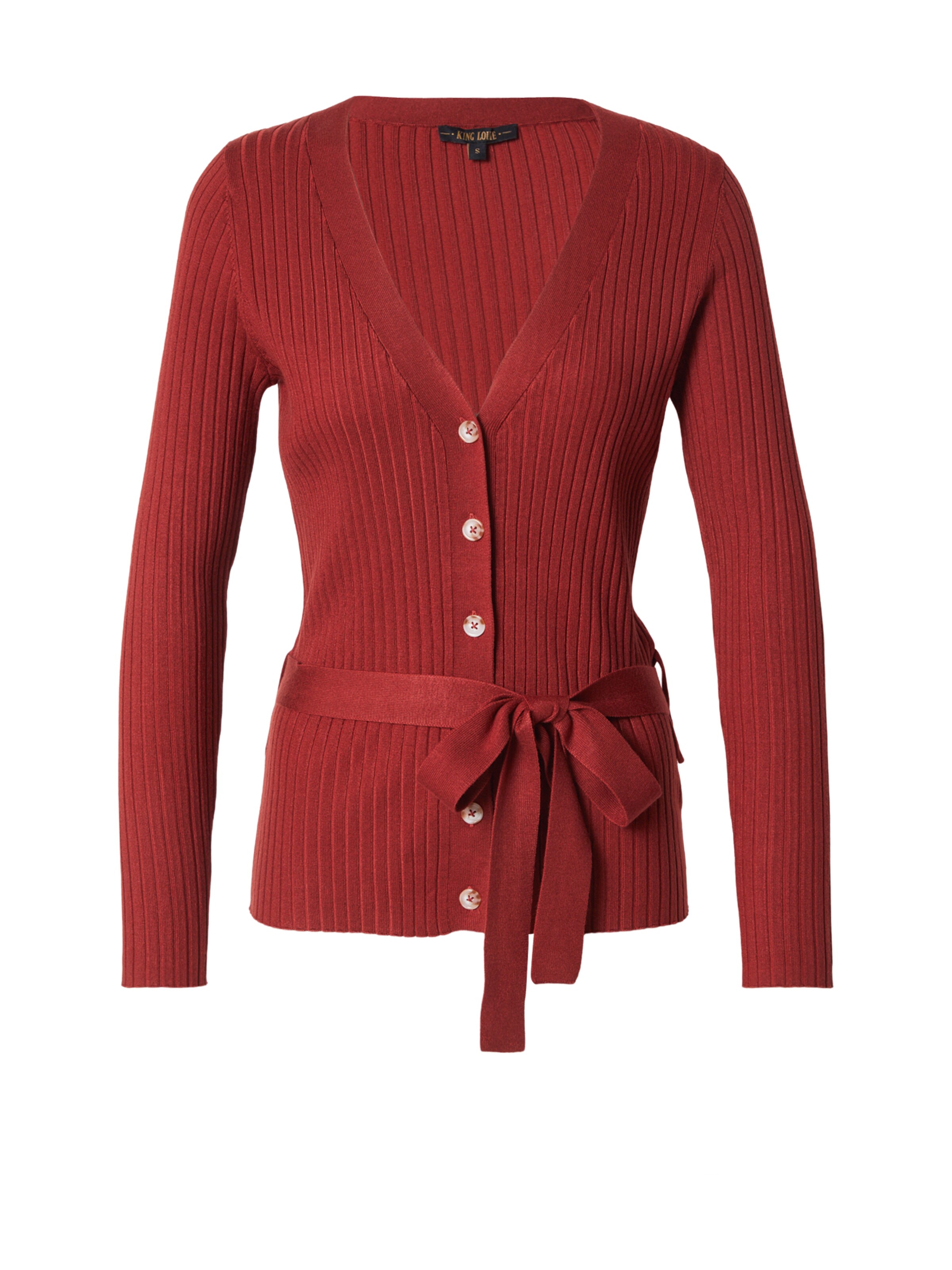 Cardigan 'Mila' King Louie en marron : devant