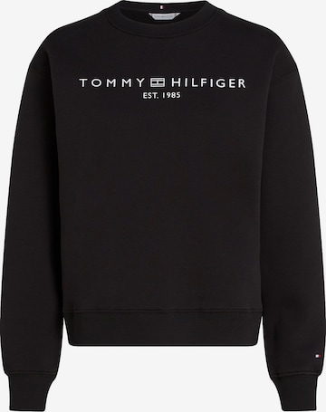 Sweat-shirt TOMMY HILFIGER en noir : devant