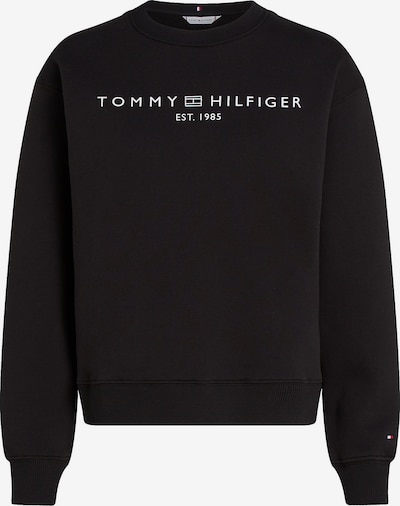 TOMMY HILFIGER Sportisks džemperis, krāsa - melns / balts, Preces skats