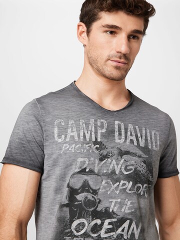 CAMP DAVID Shirt in Grijs