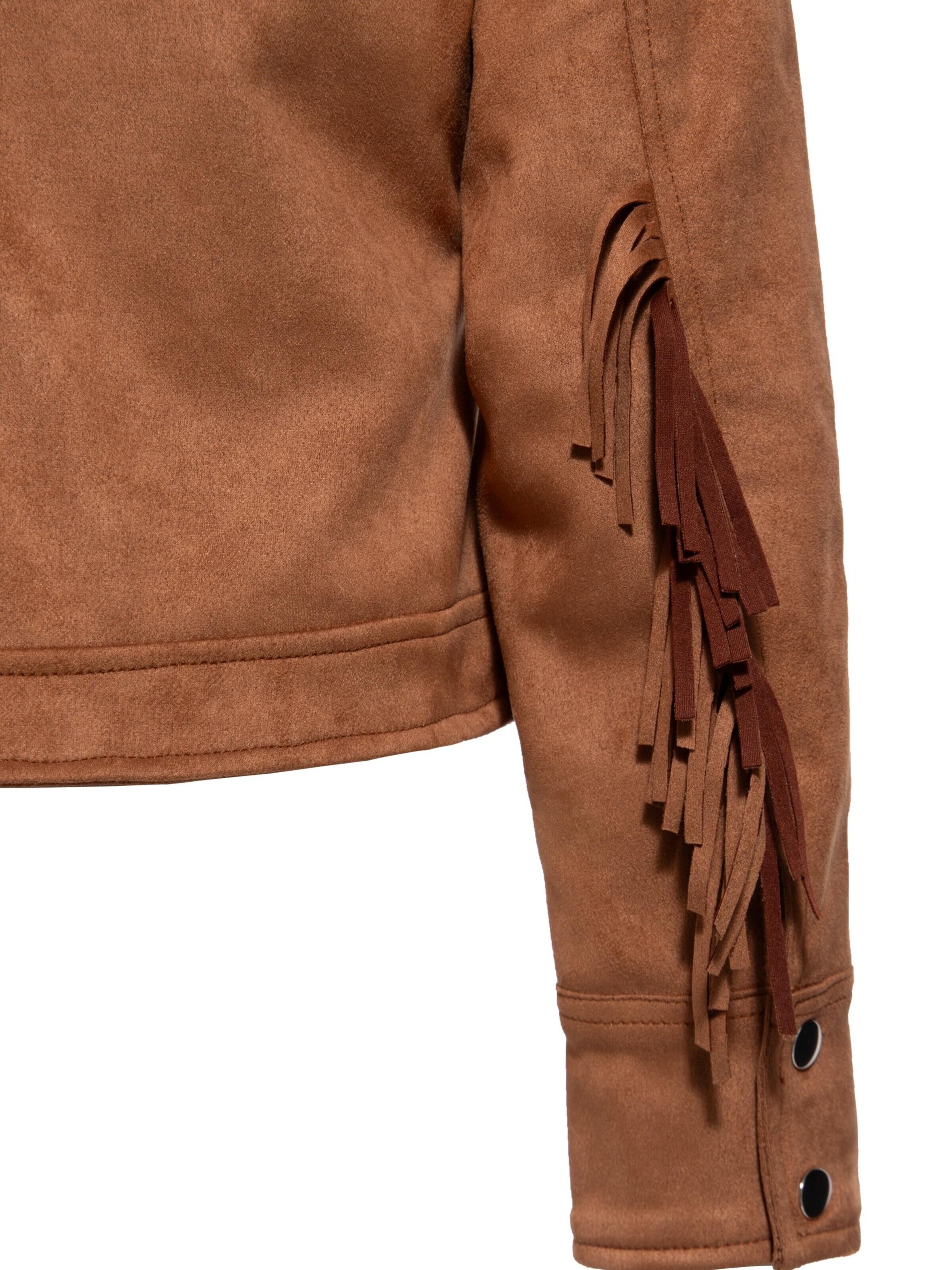 Queen Kerosin Zip-Up Hoodie in Brown