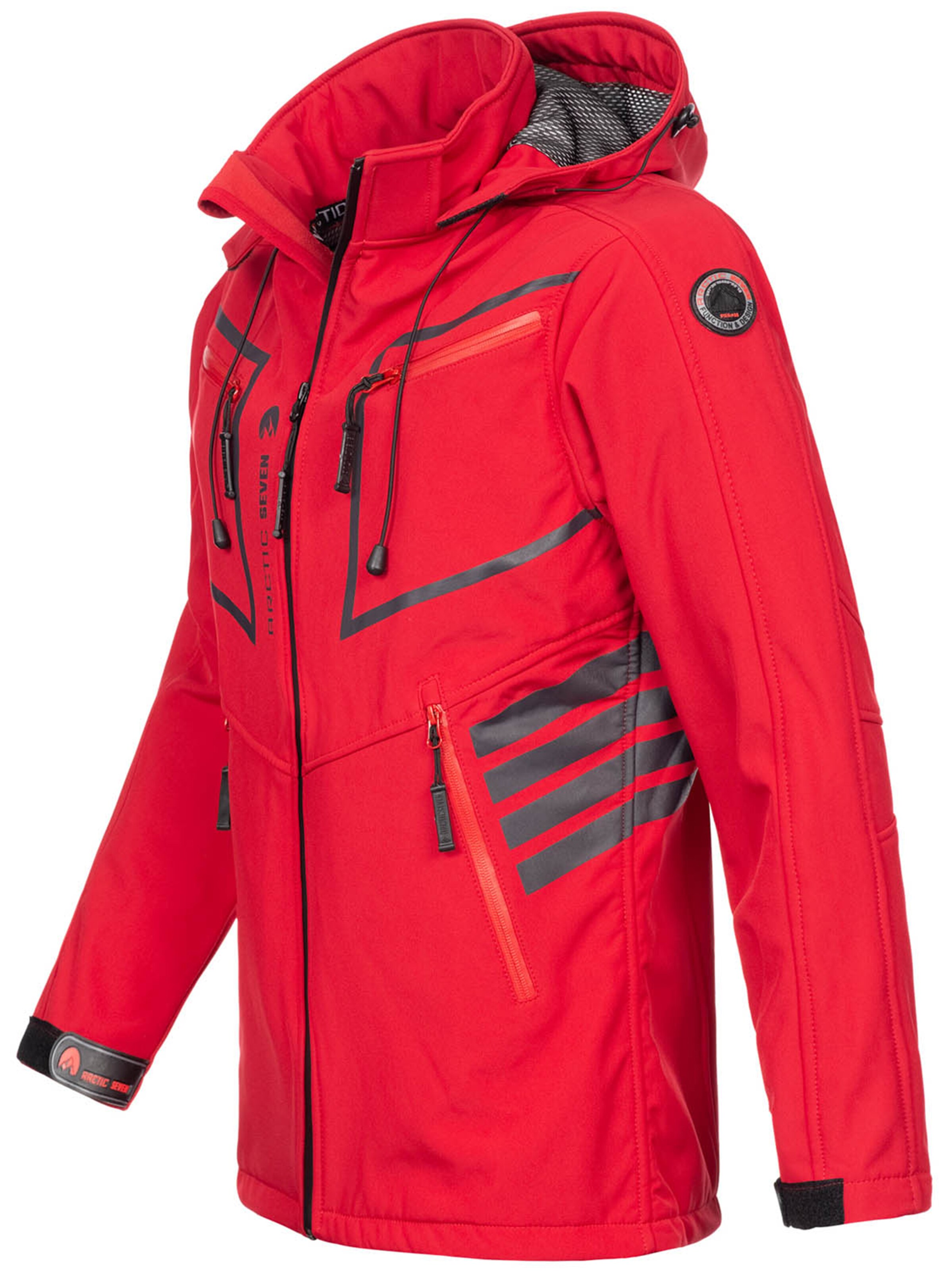Arctic Seven Functionele jas in Rood