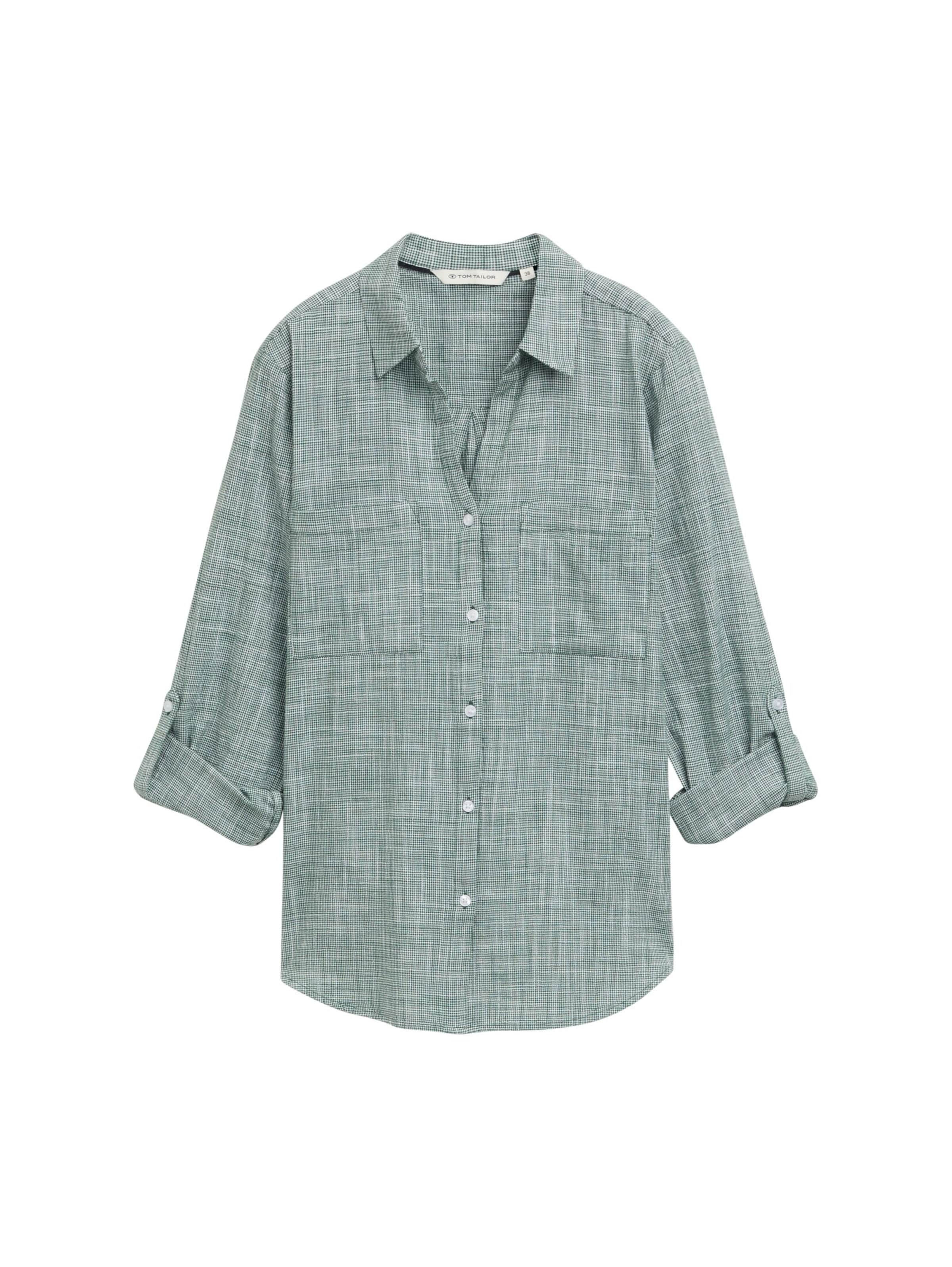 TOM TAILOR - Blusa em verde: frente