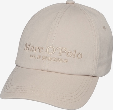 Casquette Marc O'Polo en beige : devant