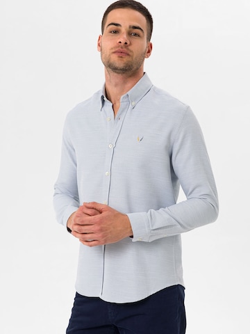 By Diess Collection Slim fit Πουκάμισο ' OXFORD ' σε πράσινο