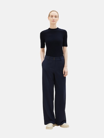 TOM TAILOR Loosefit Hose 'Lea' in Blau