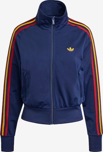 ADIDAS ORIGINALS Sweatjacke 'Firebird Classic' in dunkelblau / goldgelb / rot, Produktansicht