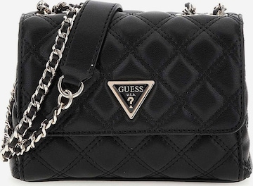 Borsa a spalla di GUESS in nero: frontale