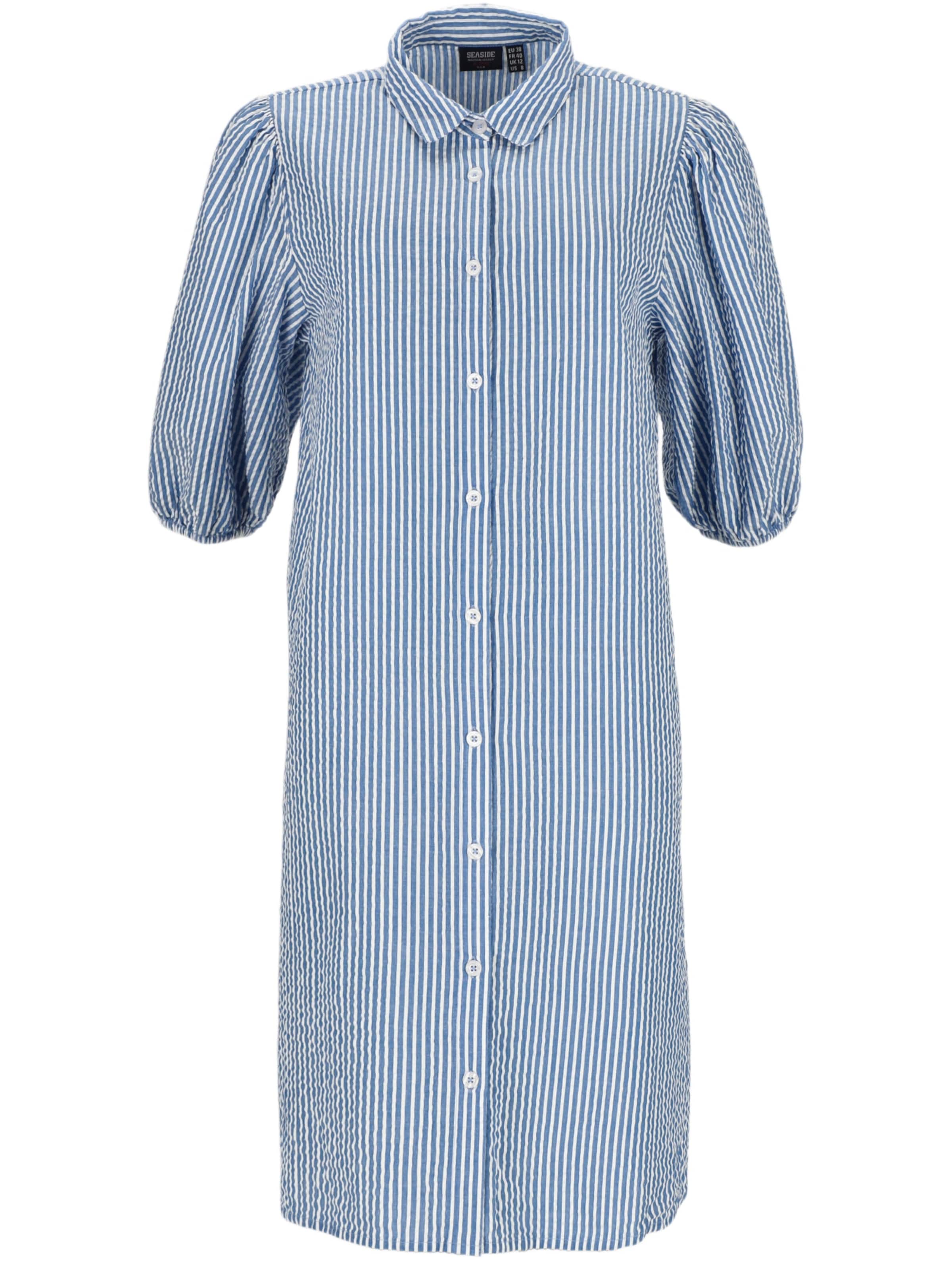 Seaside Shirt dress 'Marina' in Blue: front