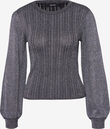 Vero Moda Petite Sweter 'VMTALIA' w kolorze czarny: przód